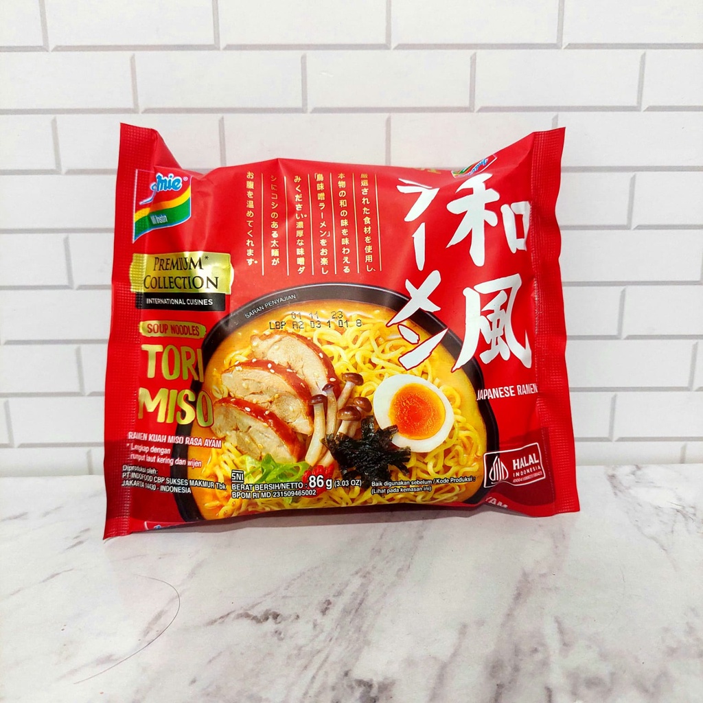 Jual Indomie Mie Instan Kuah Ramen Jepang Tori Miso Shoyu Takoyaki