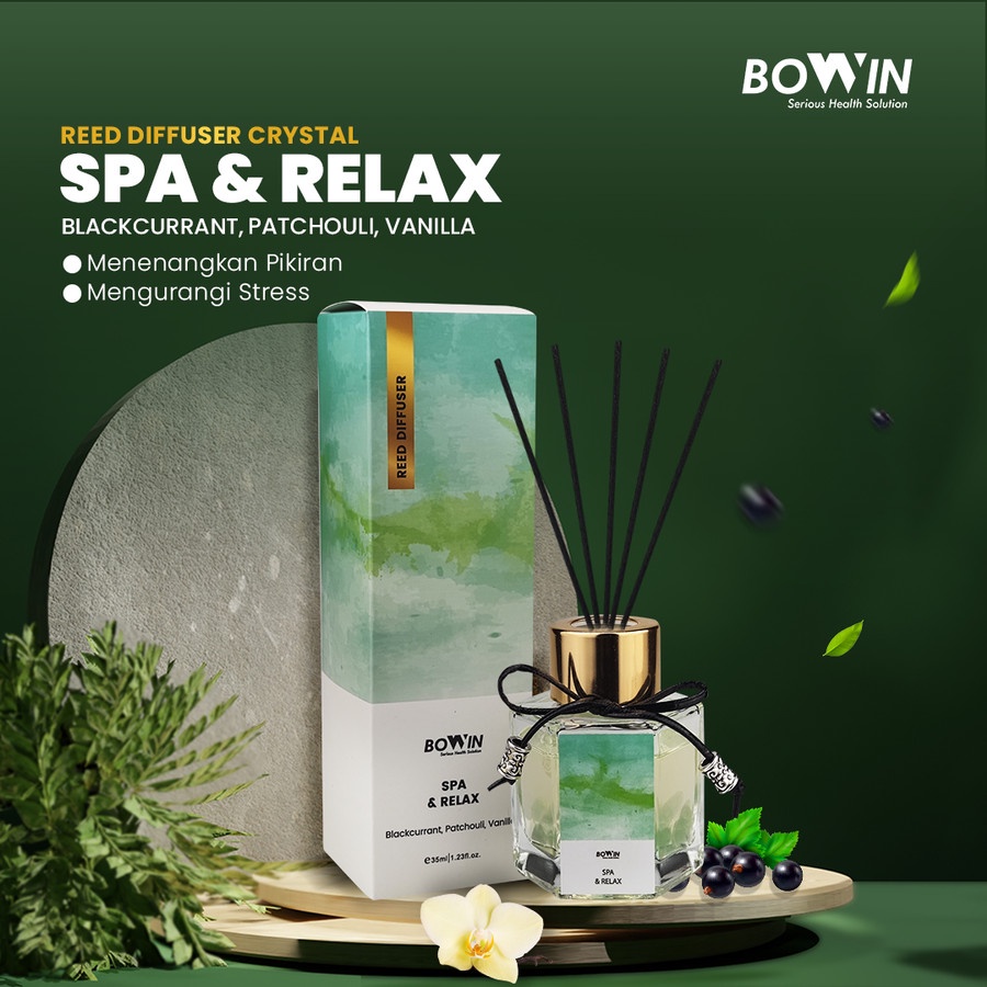 Jual BOWIN Reed Diffuser Crystal - Aromaterapi Pengharum Ruangan 100% ...