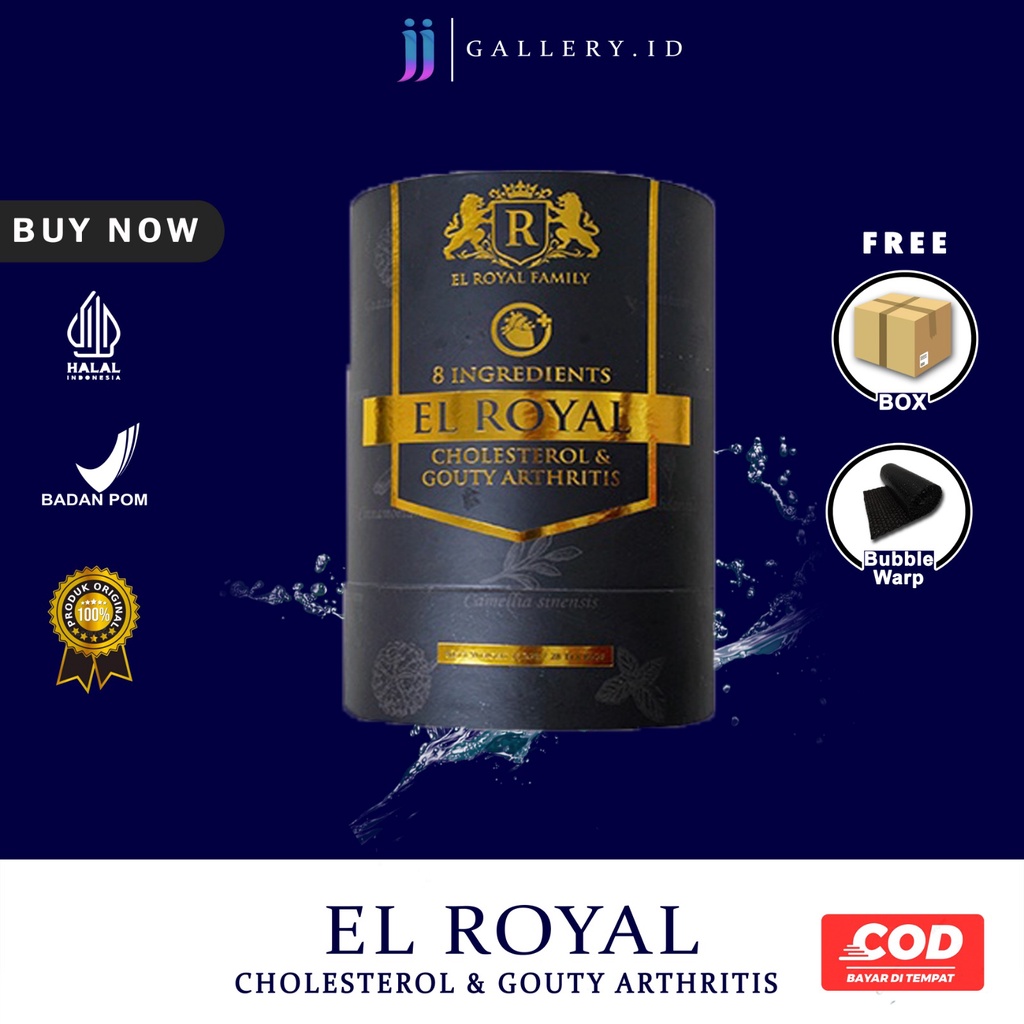 Jual El Royal Cholesterol & Gouty Arthritis Kolesterol dan Asam urat