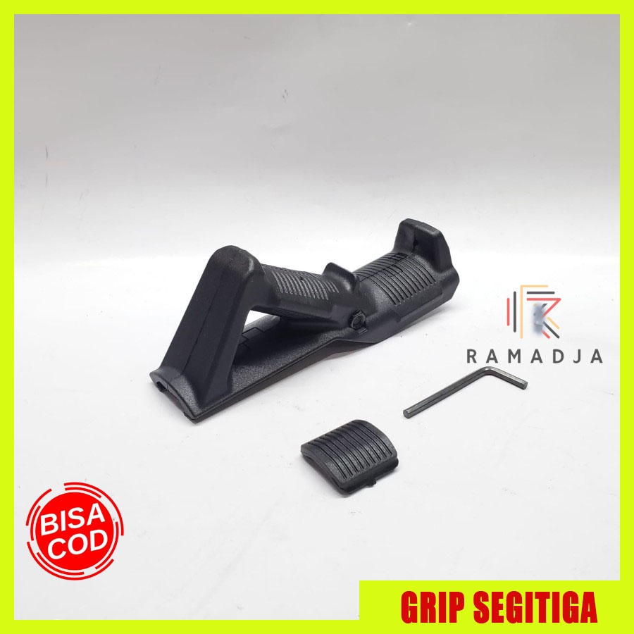 Jual HAND GRIP TACTICAL HAND GRIP SEGITIGA AIRSOF GRIP REL 22 GRIP ...