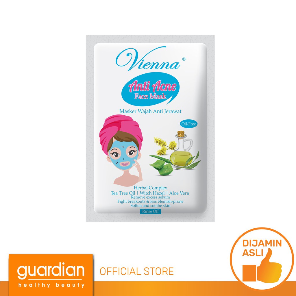Jual VIENNA Face Mask Anti Acne 15ml Shopee Indonesia