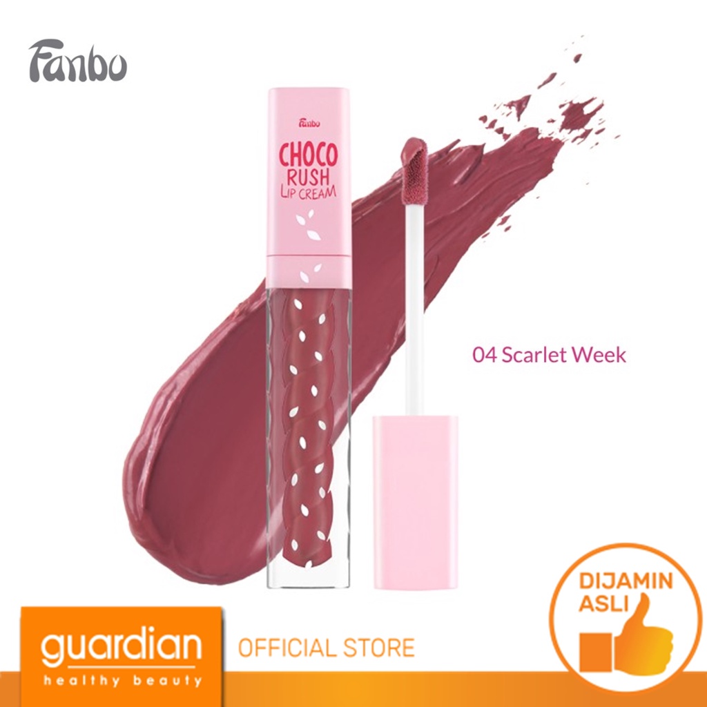 Jual FANBO Choco Rush Lip Cream 04 Scarlet Week Shopee Indonesia