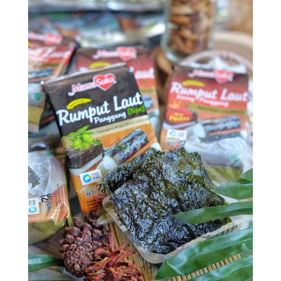 Jual Rumput Laut Nori Mamasuka rumput laut kering panggang Nori ...