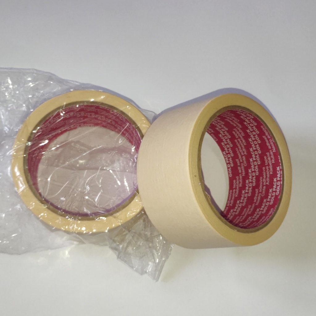 Jual Lakban Kertas Masking Tape Tebal Ukuran Besar Inch Goldpack