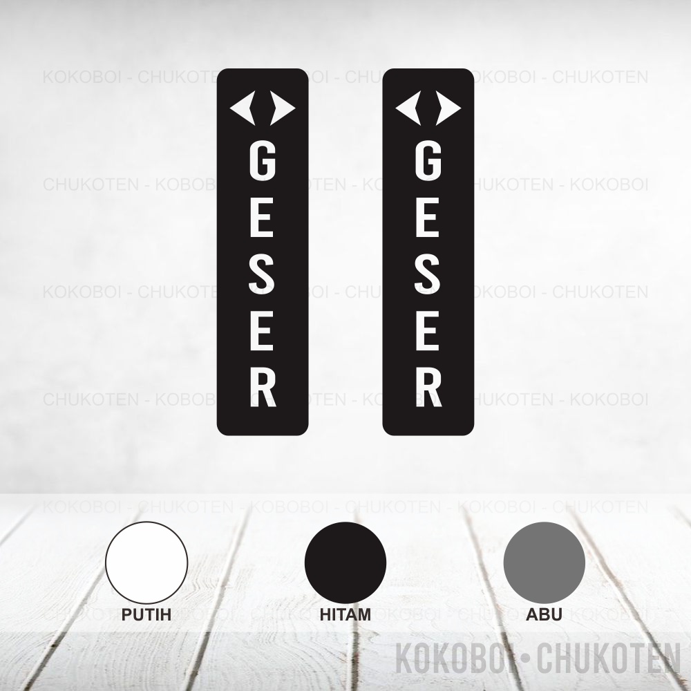 Jual Stiker Pintu Geser Kaca Cafe Resto Kantor Sign Stiker Cutting ...