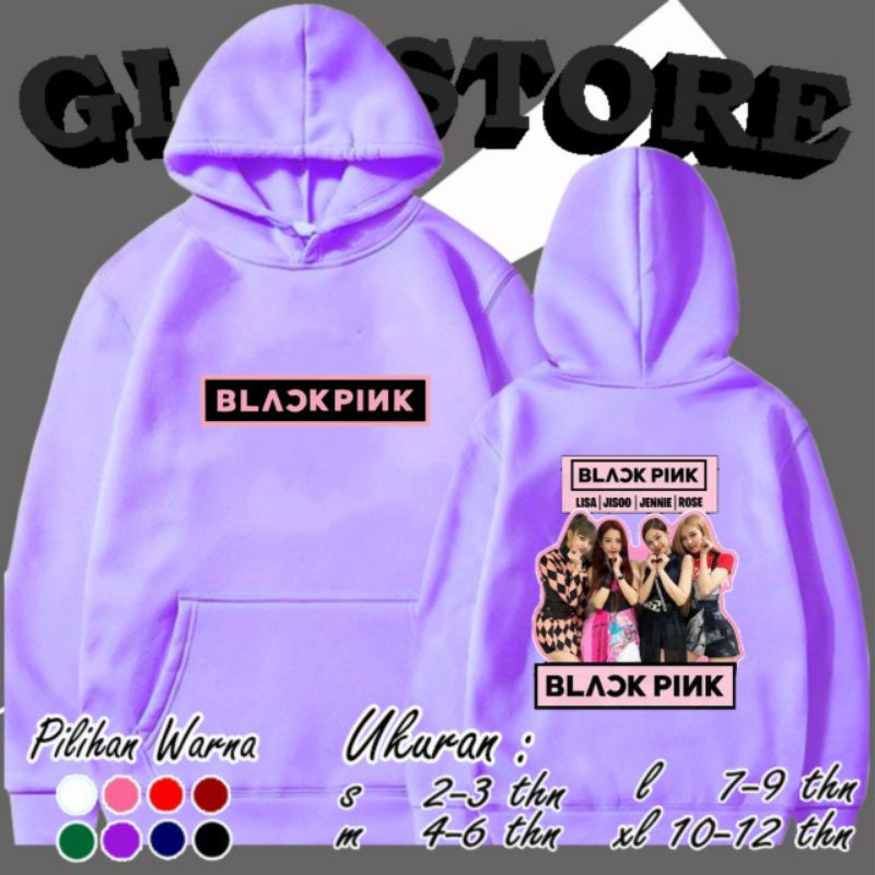 Jual Jaket Hoodie Blackpink anak anak perempuan Sweaters hoodie anak gambar blackpink jaket anak anak usia 2 15 tahun Shopee Indonesia