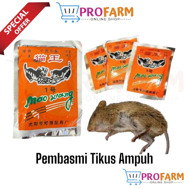 Jual Racun Tikus Mao Wang Original Tikus Langsung Mati Di Tempat Dan