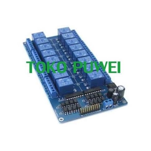 SainSmart Modulo Relay 16 Canali 12V Per Arduino – Scheda Di Interfaccia A Relè Ad Alta Corrente Per Microcontrollori