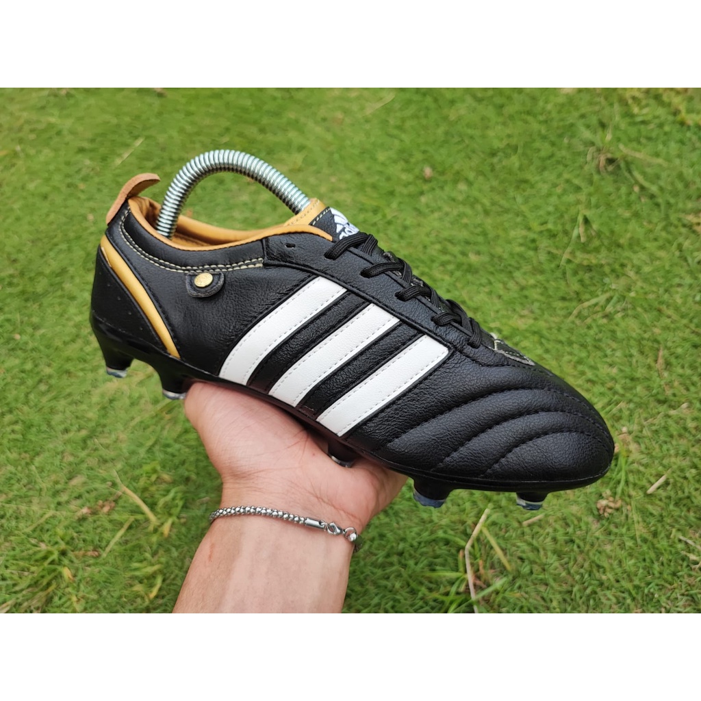 Jual Sepatu Sepak bola Adidas AdiPure FG - Core Black Zero Metallic ...