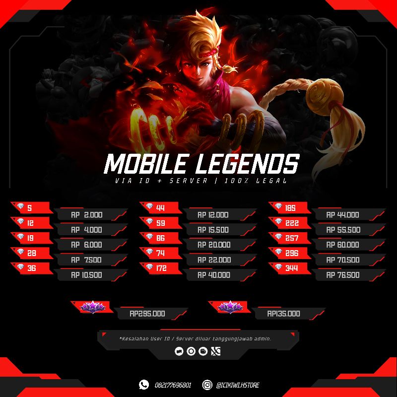 Jual Diamond Mobile Legends Murah Shopee Indonesia