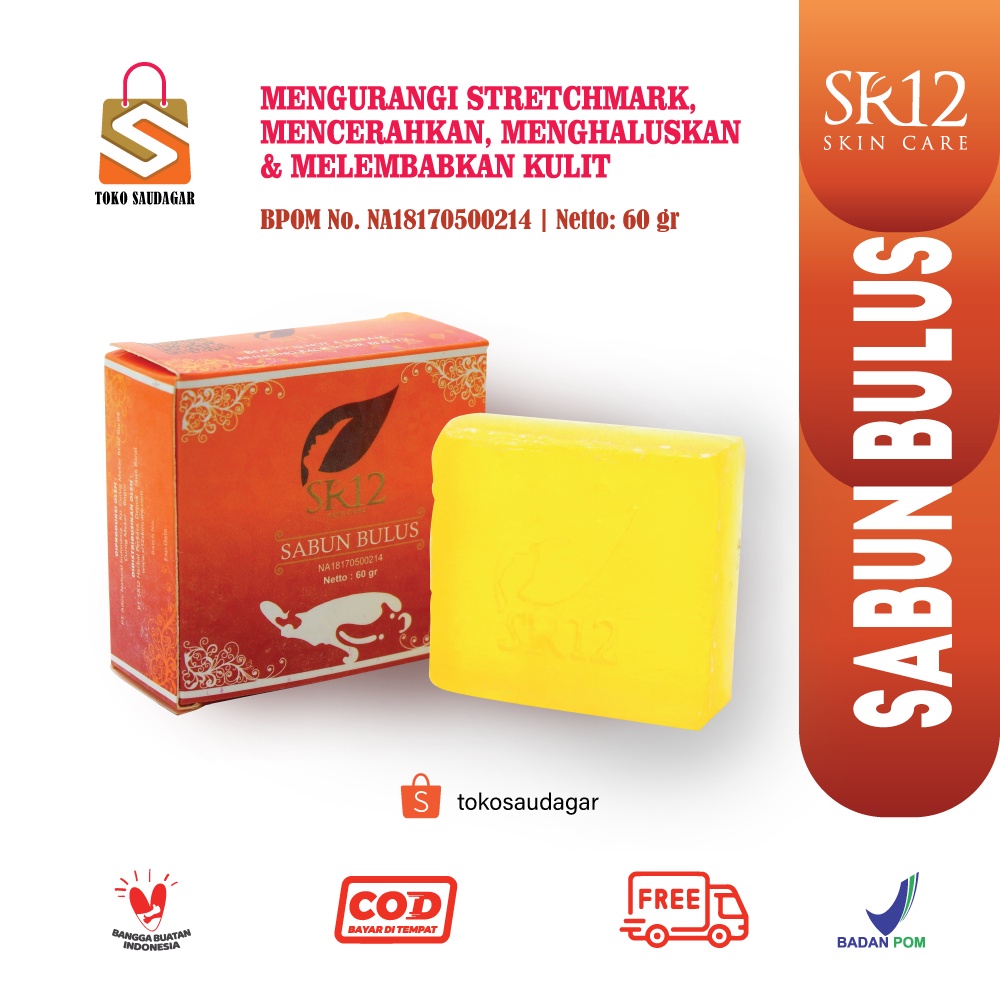 Jual SABUN BULUS SOAP SR12 MENGENCANGKAN KULIT MENGATASI GATAL PANU ...