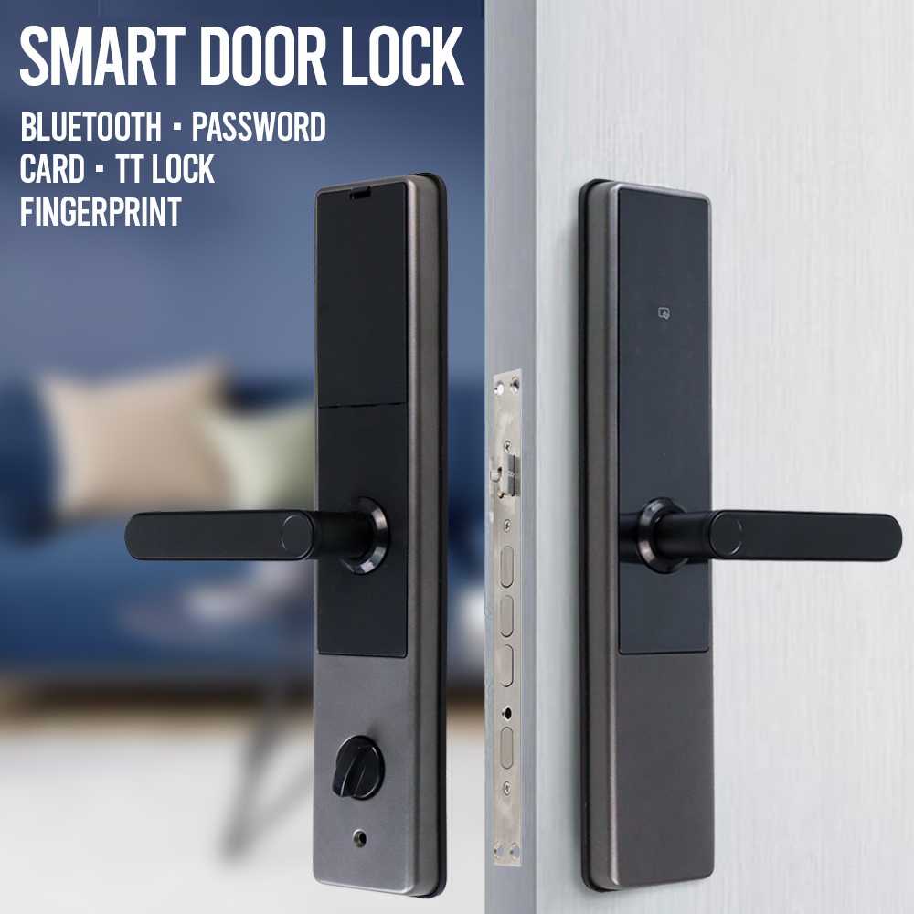 Jual [COD] Handle Pintu Gagang Modern Smart Intelligent Password Tap