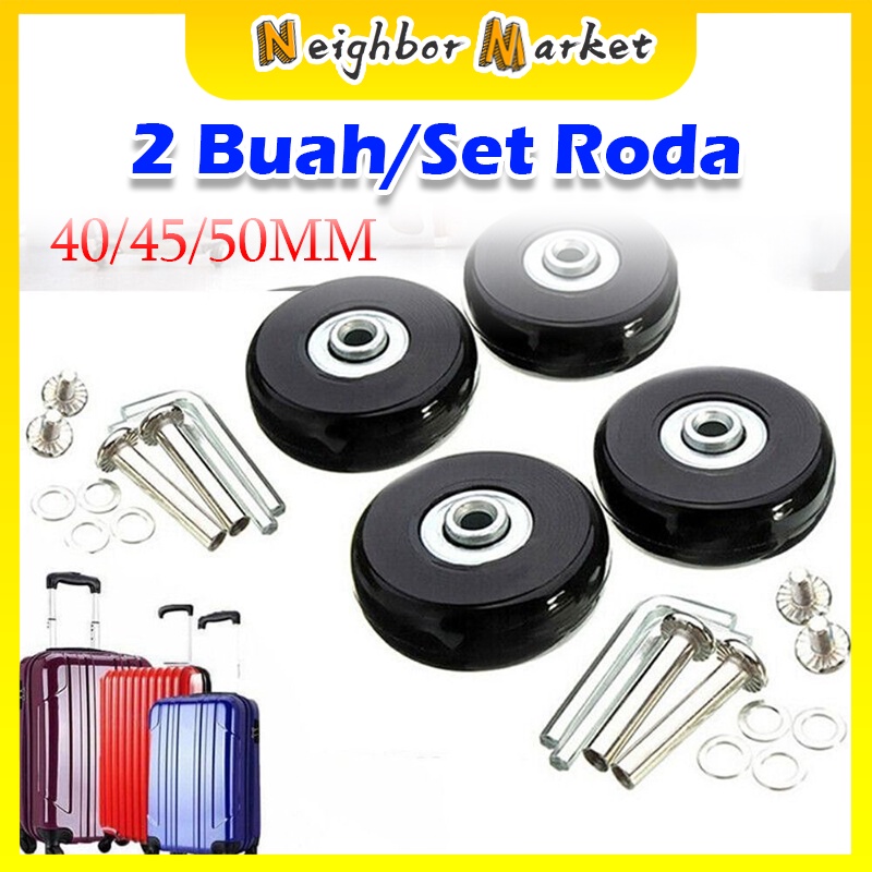 Jual 2 Pcs/Set Roda Koper Replacement Pengganti Luggage Replacement ...