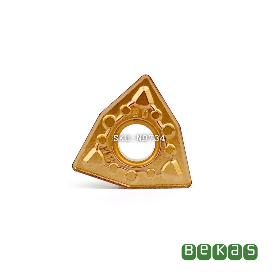 10 piezas WNMG080408 TM T9125 Tungaloy, insertos de torneado, cuchillas