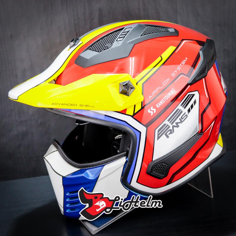 Jual HELM JPX MX726R VTS RANS | RED GLOSSY | MX726 R CROSSOVER MX 726R ...
