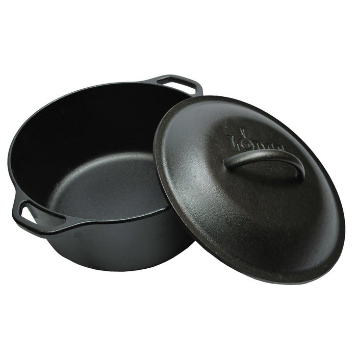 Jual Lodge Cast Iron 5 Quart Dutch Oven L8dol3 Shopee Indonesia 