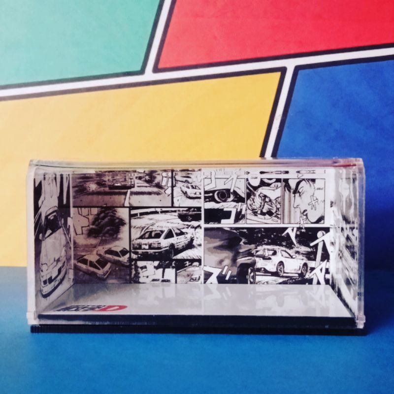 Jual Stiker Background Kotak Akrilik 1/64 SB098 Initial D Manga ...