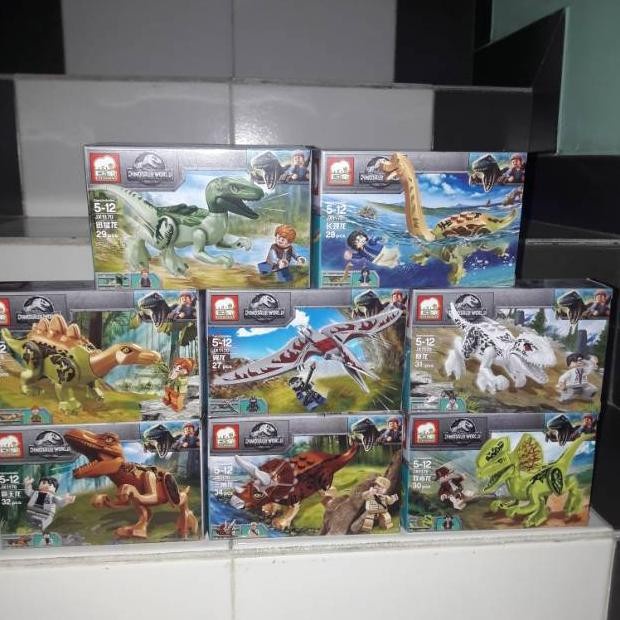 Jual Promo!!! Lego Dino Dinosaurus Trex Raptor Dominus Rex Brotosaurus ...