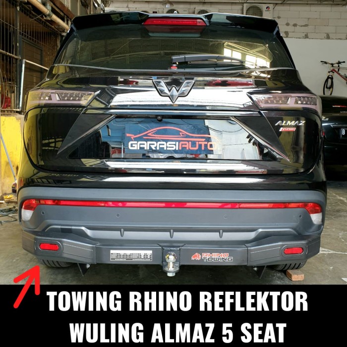 Jual Paket Tanduk Depan Belakang Wulling Almaz Bumper Towing Bar Rhino Besi Shopee Indonesia