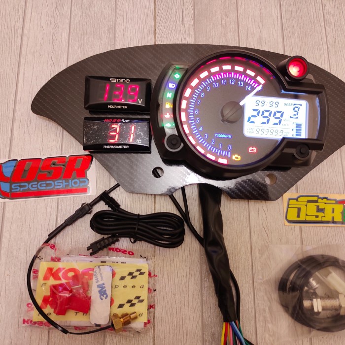 Jual FREE ONGKIR TERMURAH SPEEDOMETER KOSO RX2N PNP SOKET ORI NINJA RR