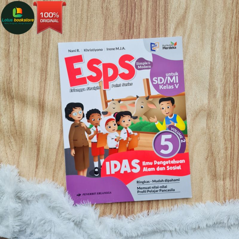 Jual ESPS IPAS SD Kelas 5 Vol.2 - Kurikulum Merdeka - Buku Erlangga ...