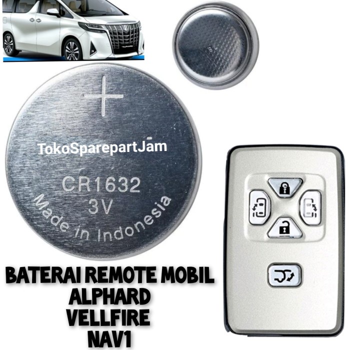 Jual Baterai Remote Mobil Toyota Alphard Vellfire Nav Original Bawaan