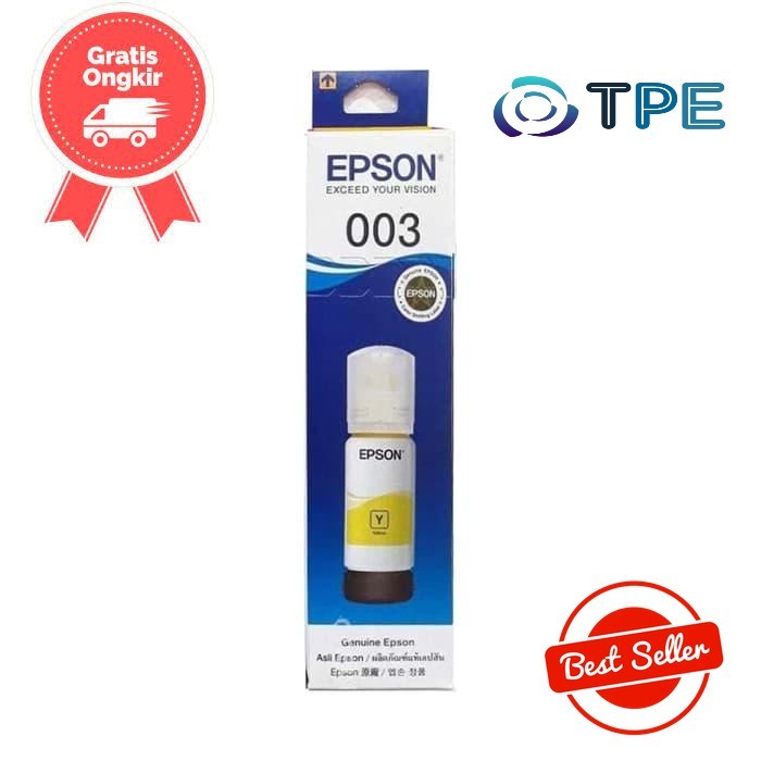 Jual Tinta Epson 003 Ink Printer L1110 L3110 L3150 Kuning Shopee Indonesia 5875