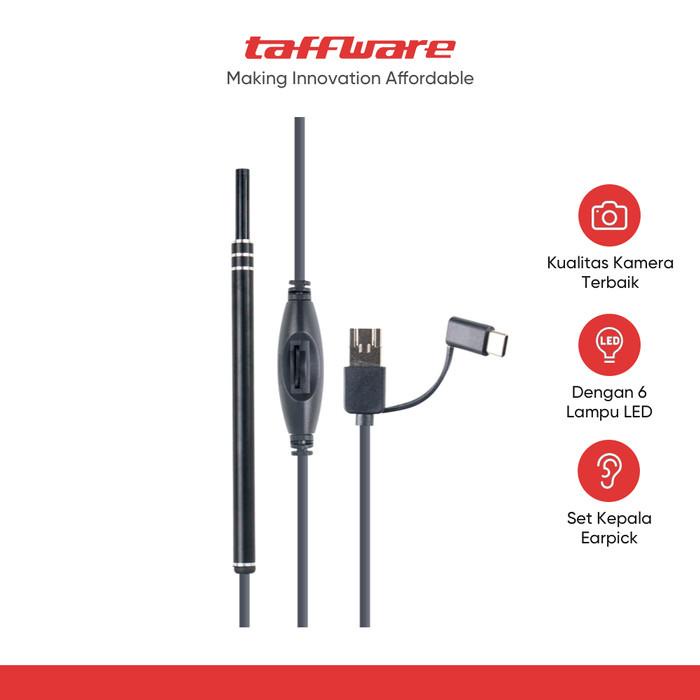 Jual Spycam 3 In 1 Kamera Endoscope Taffomicron Hd Visual Usb Earpick ...