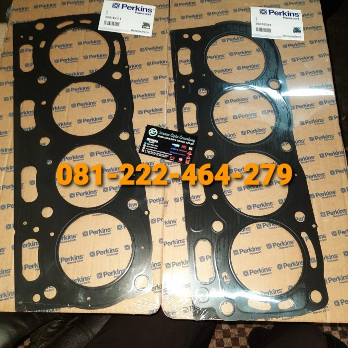 Jual TSCC GASKET HEAD PERKINS 1104 PACKING CYLINDER HEAD PERKINS 1104D ...