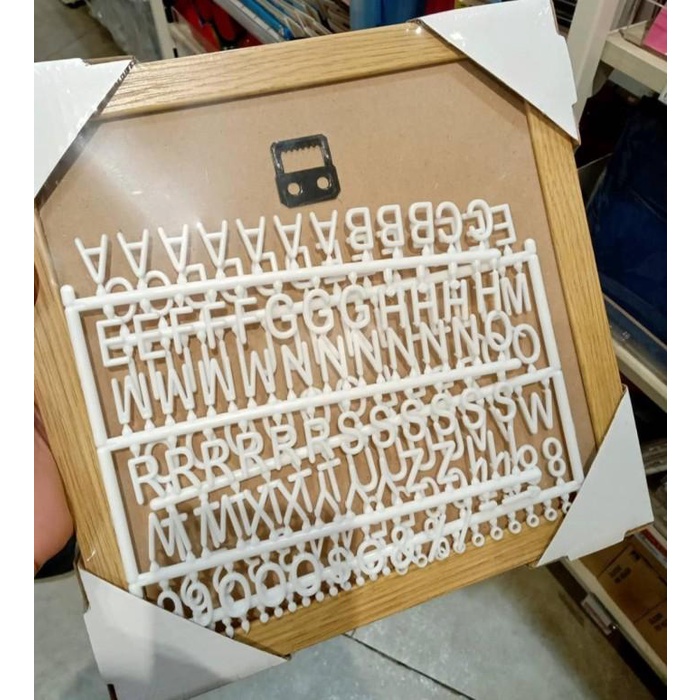 Jual Ataru Baby Letter Board / Papan Huruf Nama Bayi Baru Lahir Ace
