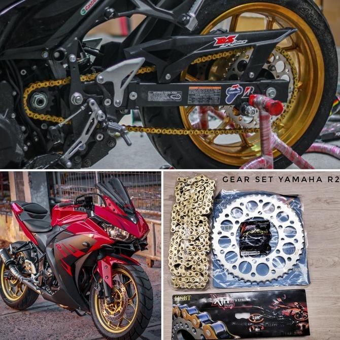 Jual Gear Set Yamaha Yzf R25 Mt25 R25 New Old Xtreme | Shopee Indonesia
