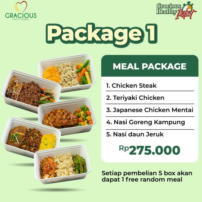 Jual Promo MEAL PREP GRACIOUS HEALTHY INSTANT - SELURUH INDONESIA