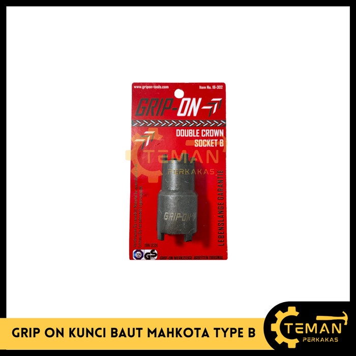 Jual GRIP ON Kunci Mahkota Mur Kopling Type B / Double Crown Socket ...