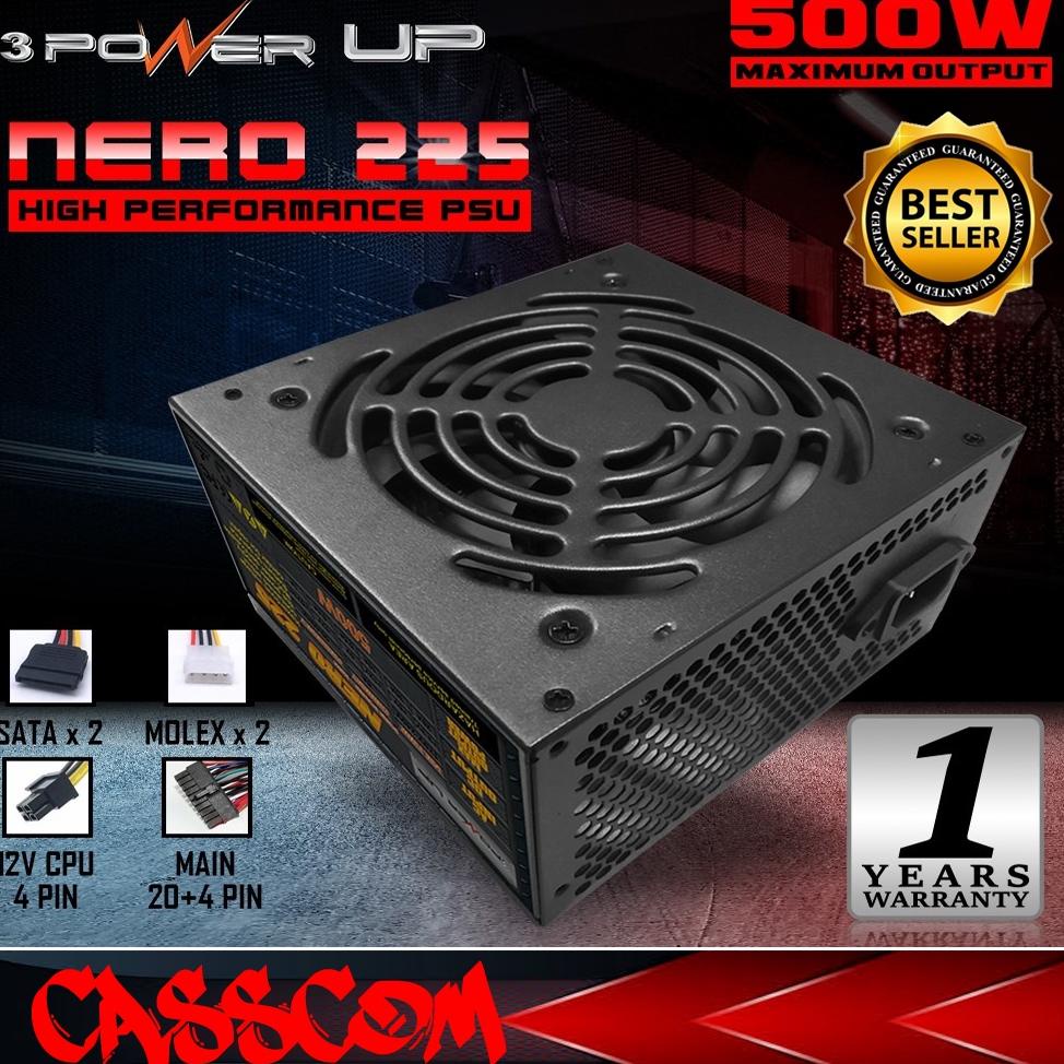 Jual DISCOUNT !! Power Supply Power Up 500w/ PSU Powerup 500 watt