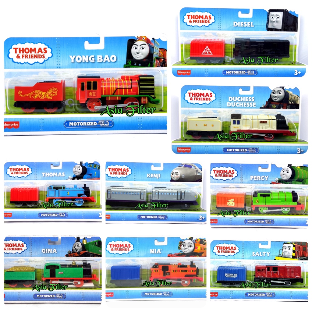 Jual Thomas And Friends Motorized Diesel Gina Percy Salty Thomas Yong Bao Nia Hiro Fierry 