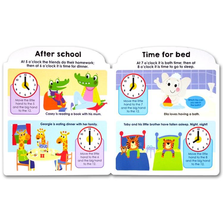 Jual [Priddy Books] Priddy Learning My First Clock Board Book With ...
