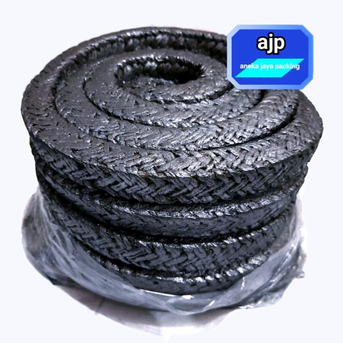 Jual gland packing 20mm (3/4 inch) x 5kg asbes grafhite remes packing ...