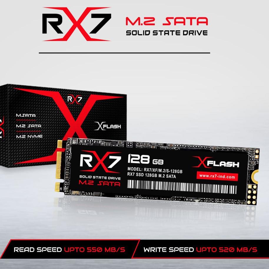Jual Sekarang SSD M2 SATA / M.2 SATA / M2SATA 128GB RX7 RESMI (GARANSI ...
