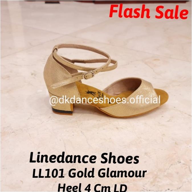 Jual Trend Sepatu Linedance Sepatu Dansa Ll 101 Gold Gl 4Cm D K Dance Shoes Discount Shopee Indonesia
