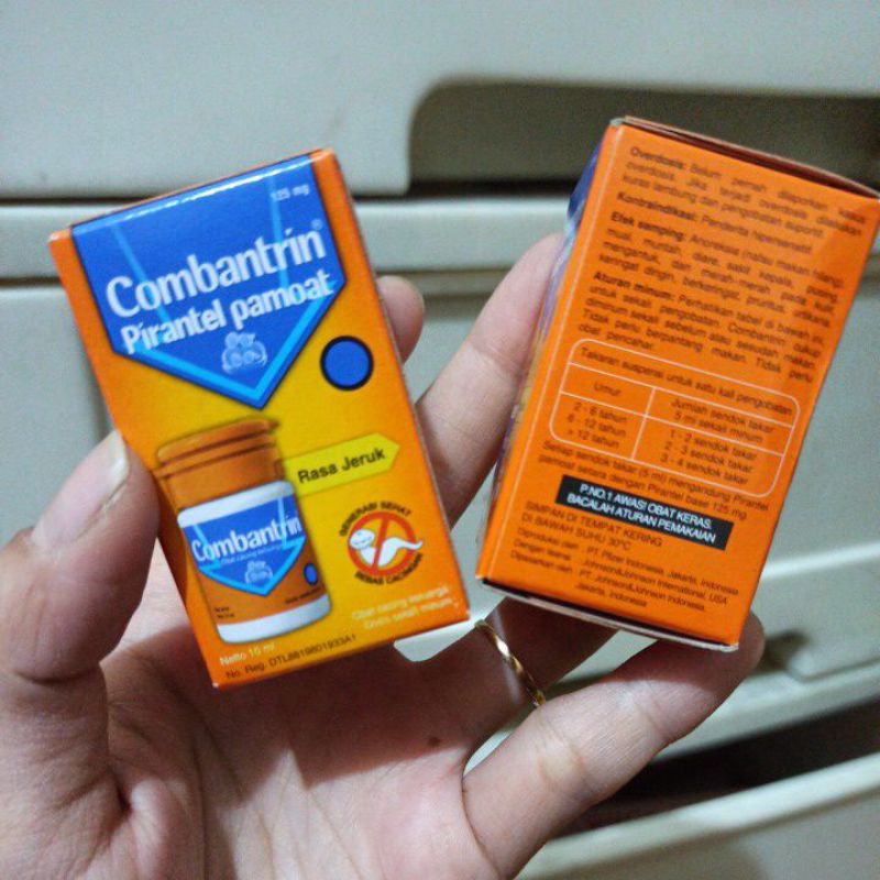 Jual Combantrin Konvermex sirup rasa jeruk obat cacing 10ml 10 ml ...