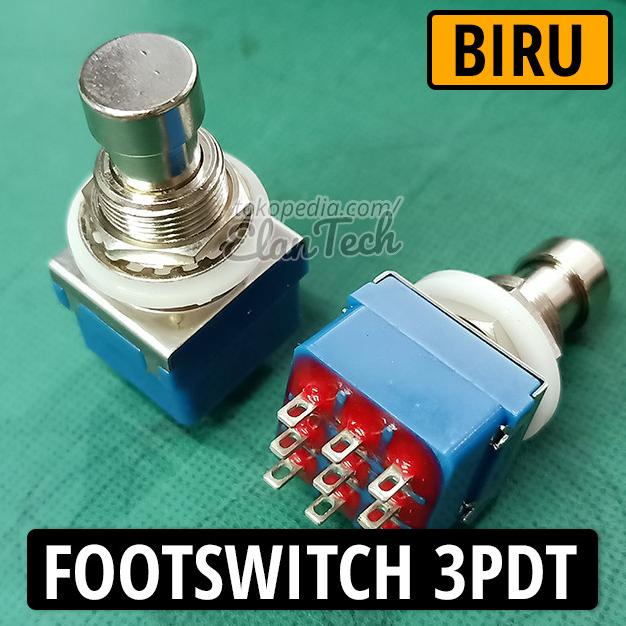 Jual Footswitch 3PDT Saklar Injak Efek 9 pin Foot Switch Generik ...