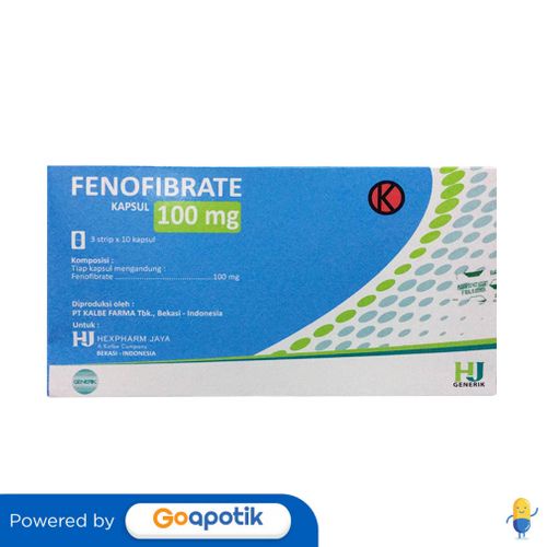 Jual Fenofibrate Hexpharm Mg Box Kapsul Shopee Indonesia