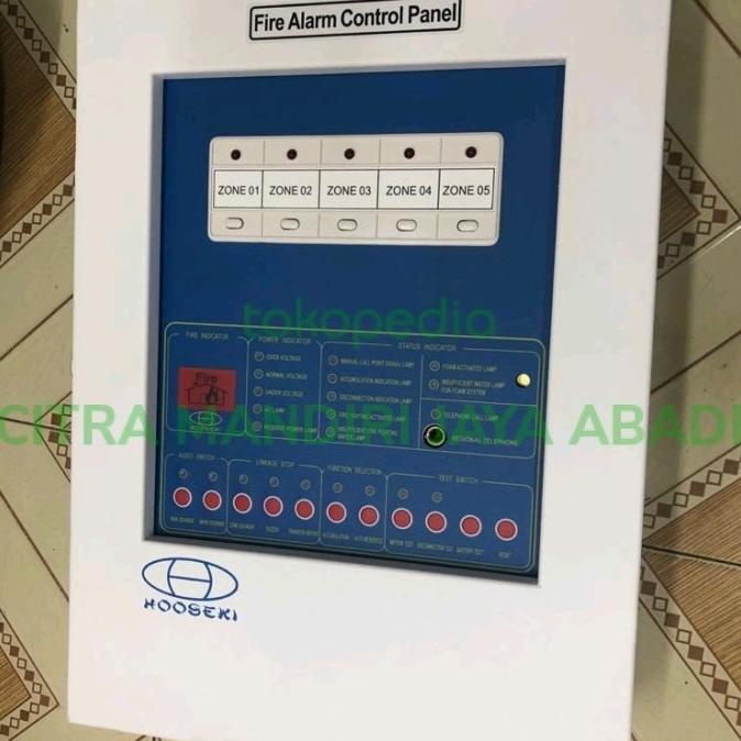 Jual Master Control Panel Fire Alarm 5 Zone Hooseki Mcfa Panel Shopee Indonesia 1982