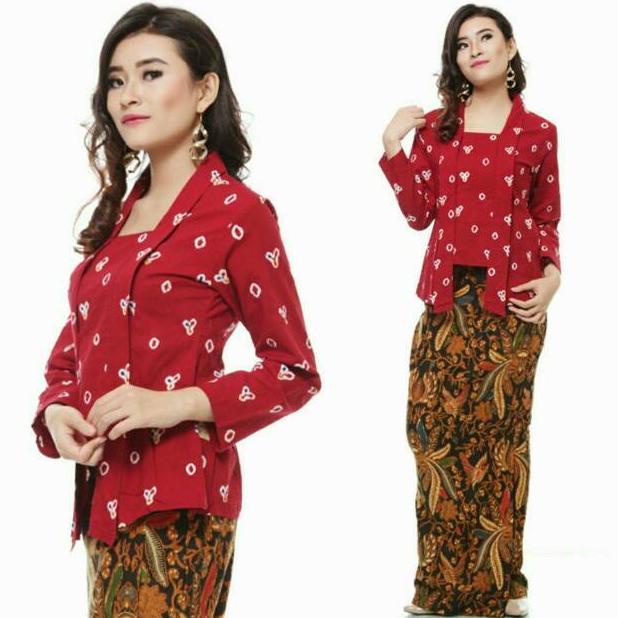 Jual Jumputan Kebaya Kutubaru Polos Tanpa Kombinasi List Tumpal Solo