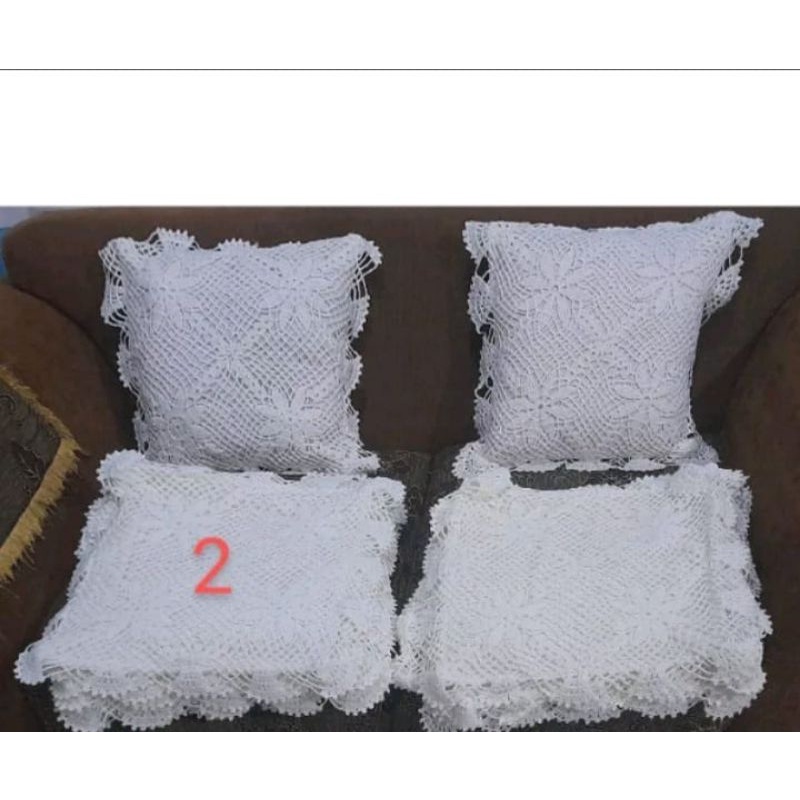 Jual Sarung Bantal Kursi Rajutan ukuran 40x40cm | Shopee Indonesia