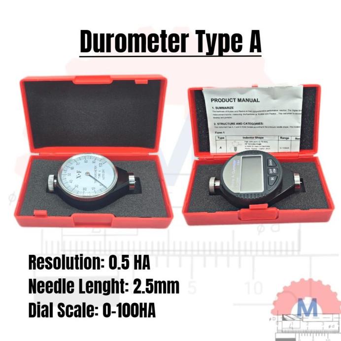 Jual Durometer Digital Shore A Alat Ukur Kekerasan Karet Plastik Kulit Dll Shopee Indonesia