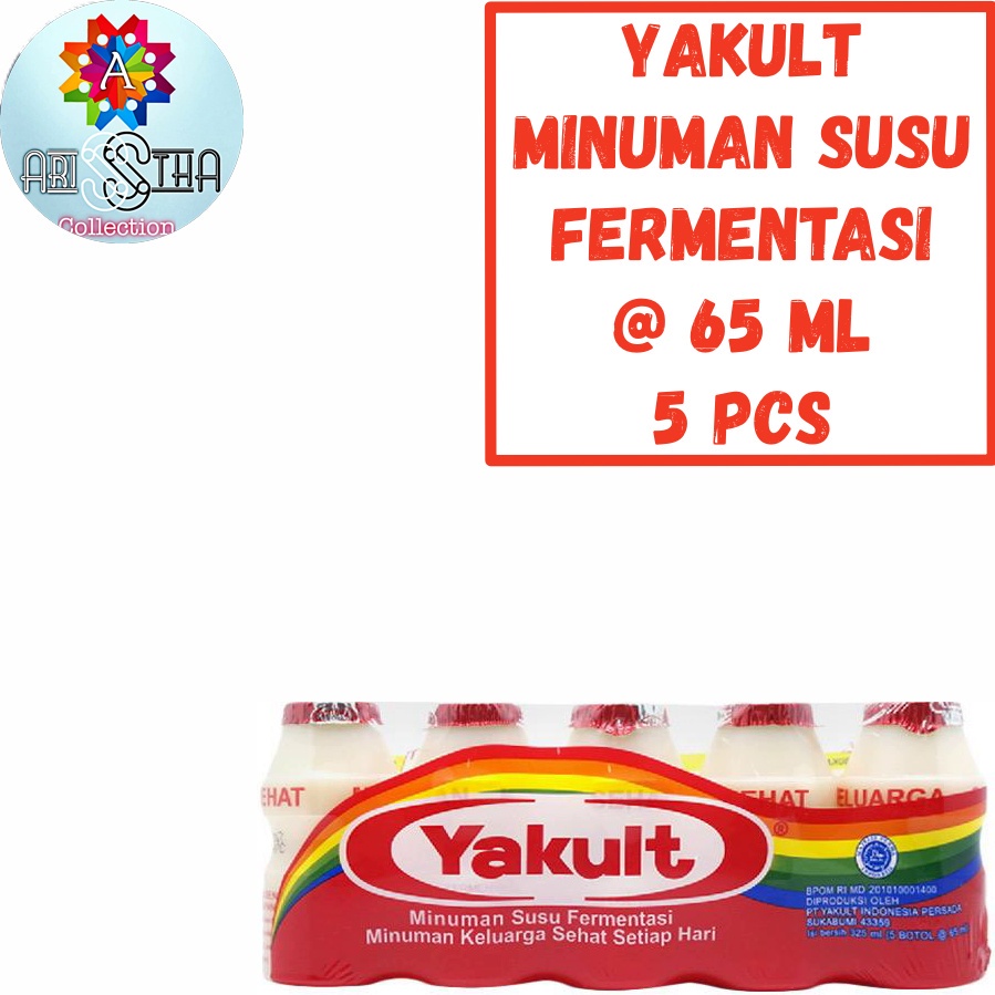 Jual Yakult minuman Prebiotik Susu Fermentasi Yoghut @ 65 isi 5 Pcs ...