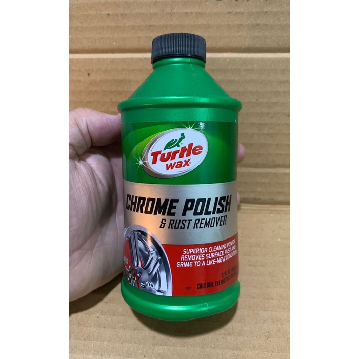 Jual Chrome polish & rust remover 355ml anti karat besi stainles Turtle