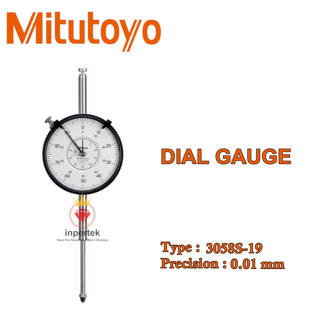 Jual Dial Mitutoyo 3058s 19 Dial Gauge Mitutoyo Ori Dial Indicator Alat