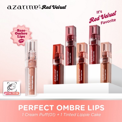 Jual [Azarine x Red Velvet] Perfect Ombre Lips Kit kitacosmetics ...